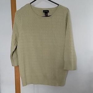 Lane Bryant 100% cotton sweater NWOT